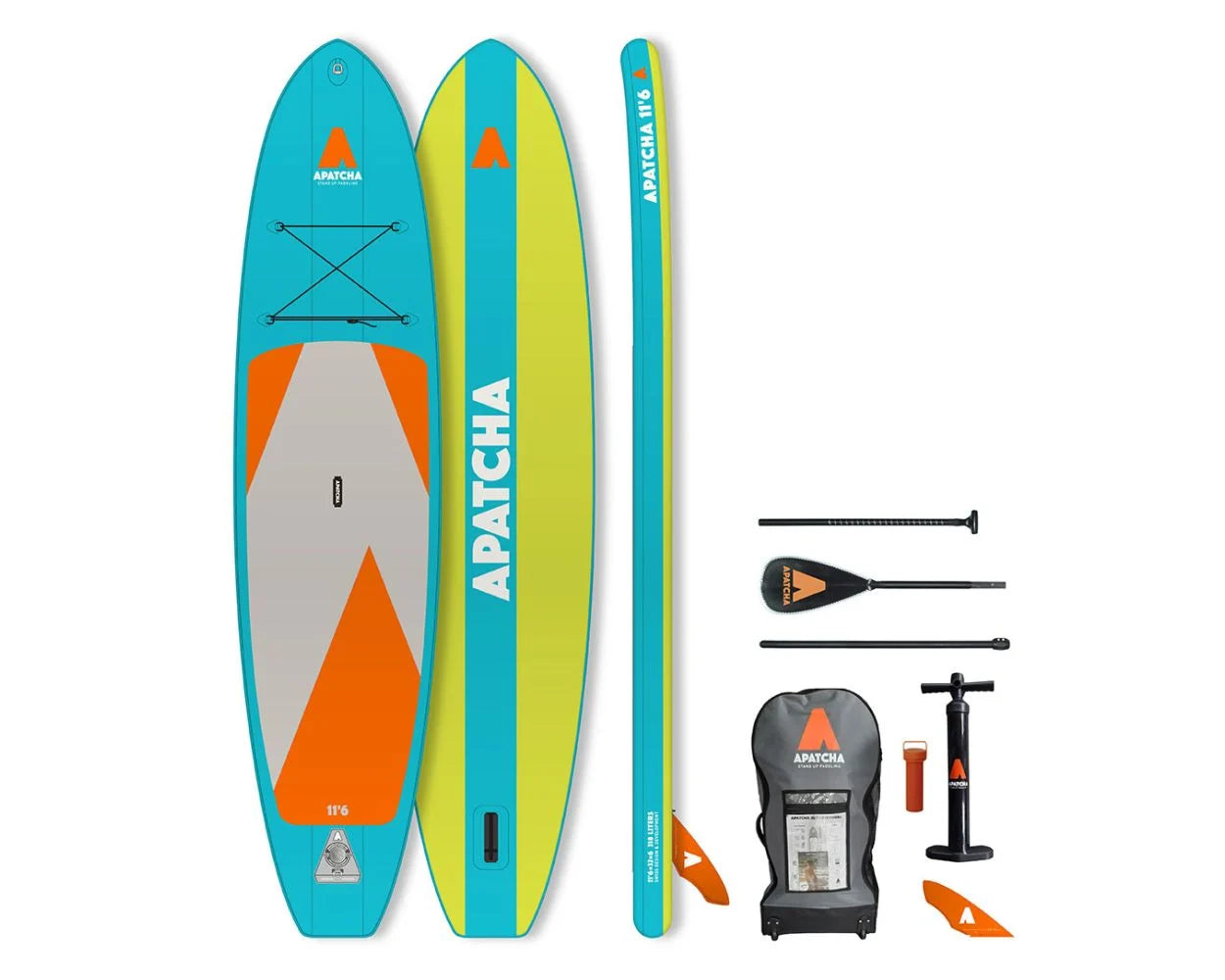 Apatcha 11'6 Allround sky-blue/lime/ Unbenutzt Aussteller