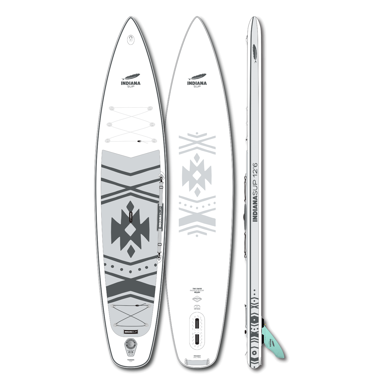 SUP Board Indiana 12'6 Touring Inflatable 12`6 X 31