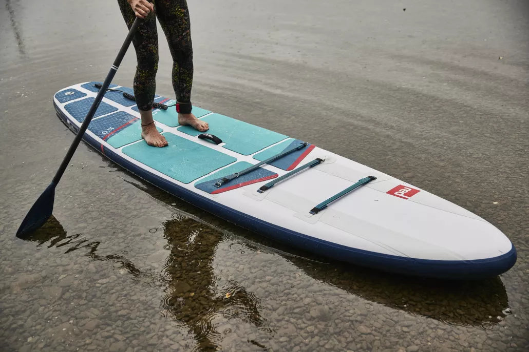 TESTBOARD-2022 SET Red Paddle Co COMPACT 11'0" x 32" x 4,7" + 2022 Red Paddle Co Carbon-Nylon Vario Travel 5pc Paddle LeverLock