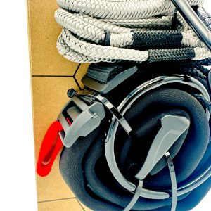 Wing Foil Hüft Leash V2 Original mit Karabiner für die Wing Leash, ALLES AN EINEM GURT! FBC (Ohne Kugel!)