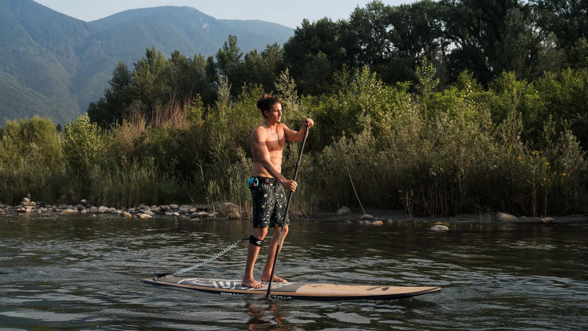 Indiana Coil Leash SUP green mit Schlüsselfach 29,90 €