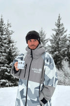 White Water Surf Poncho - Gassi Mantel - Outdoor Mantel,  Artic Carmo/ Größe M und L