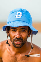 Foil- Kite- Wake Board Bangproof Helm-Bucket - blue