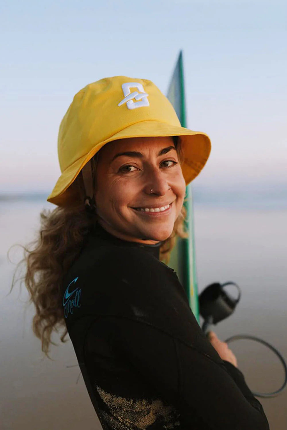 Foil- Kite- Wake Board Bangproof Helm-Bucket - gelb (L)